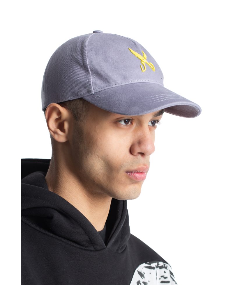Cap Zigzag Gray / Yellow