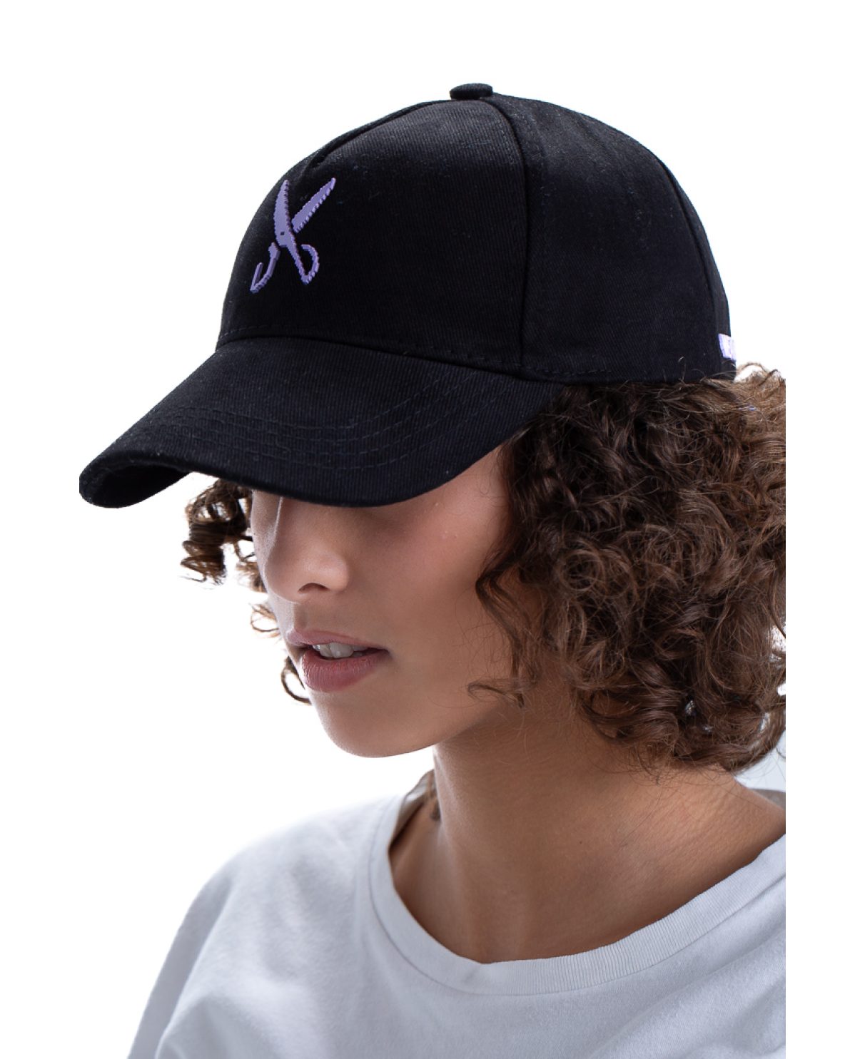 Cap zigzag - Black/Purple