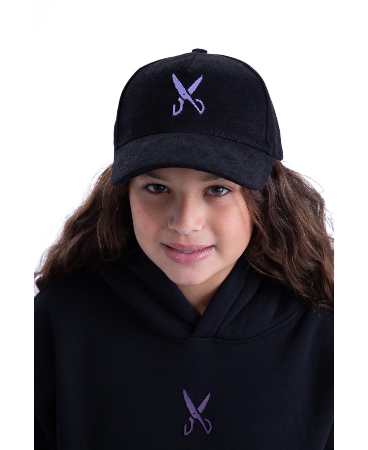 Cap zigzag - Black/Purple