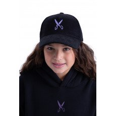 Cap zigzag - Black/Purple