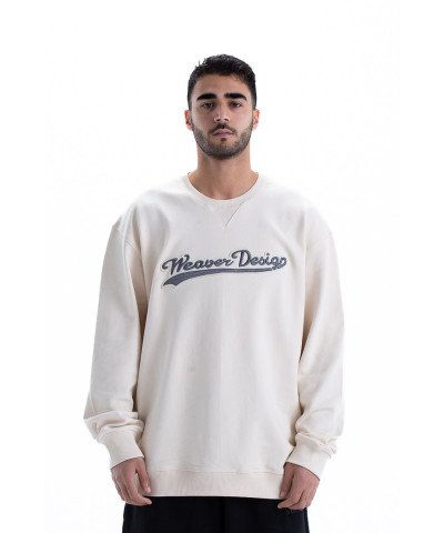 Sweatshirt oversize - Beige / Gray