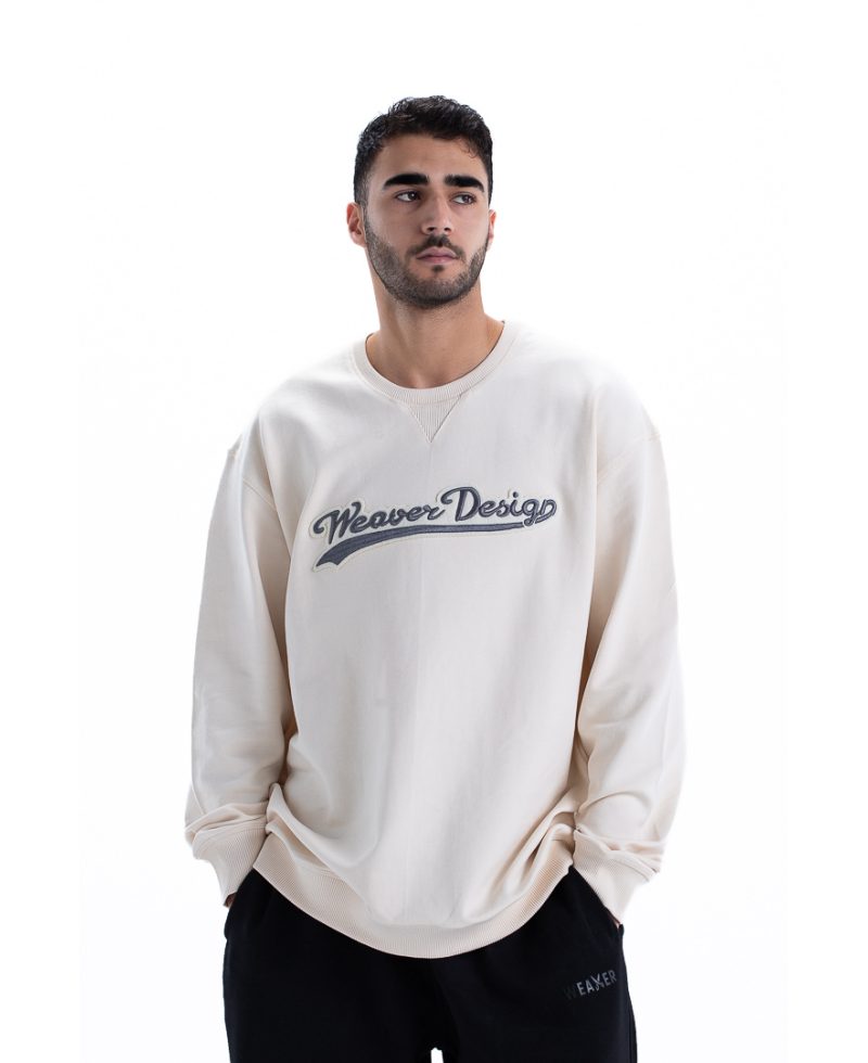 Sweatshirt oversize - Beige / Gray Sweatshirt oversize - Beige / Gray
