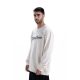 Sweatshirt oversize - Beige / Gray