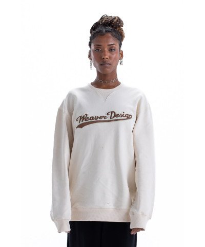 Sweatshirt oversize - Beige / Brown