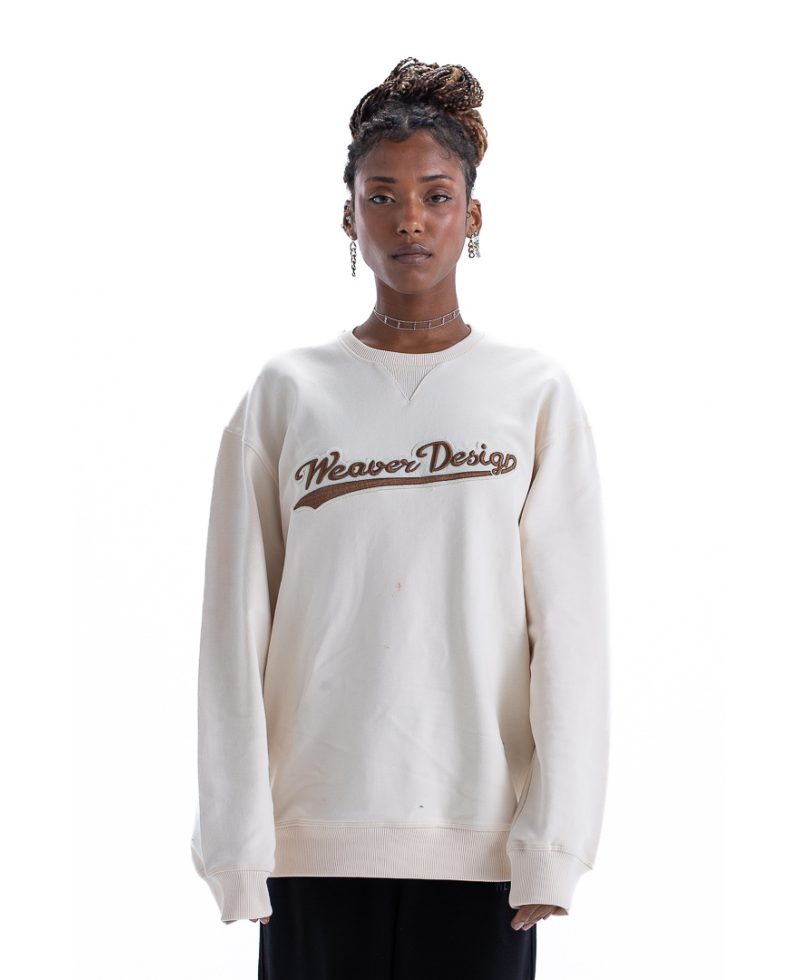 Sweatshirt oversize - Beige / Brown Sweatshirt oversize - Beige / Brown