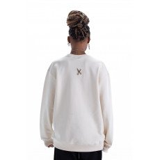 Sweatshirt oversize - Beige / Brown