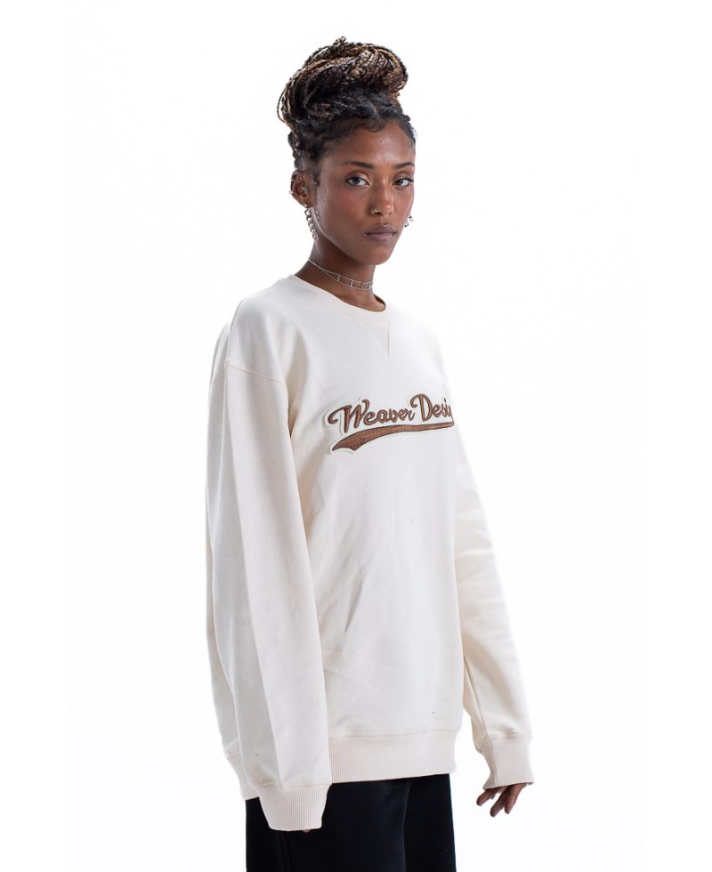 Sweatshirt oversize - Beige / Brown Sweatshirt oversize - Beige / Brown