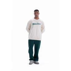 Sweatshirt oversize - Beige / Green