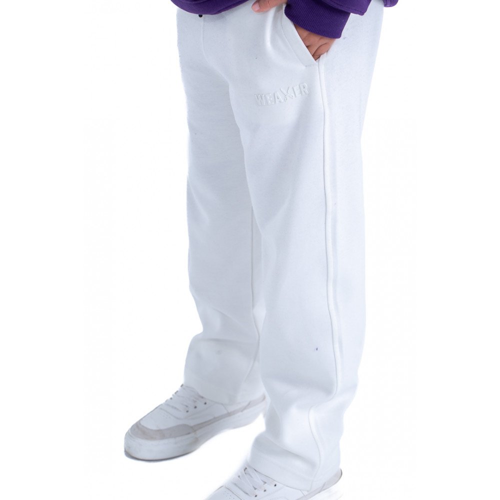 New Kids Pants Weaver - White