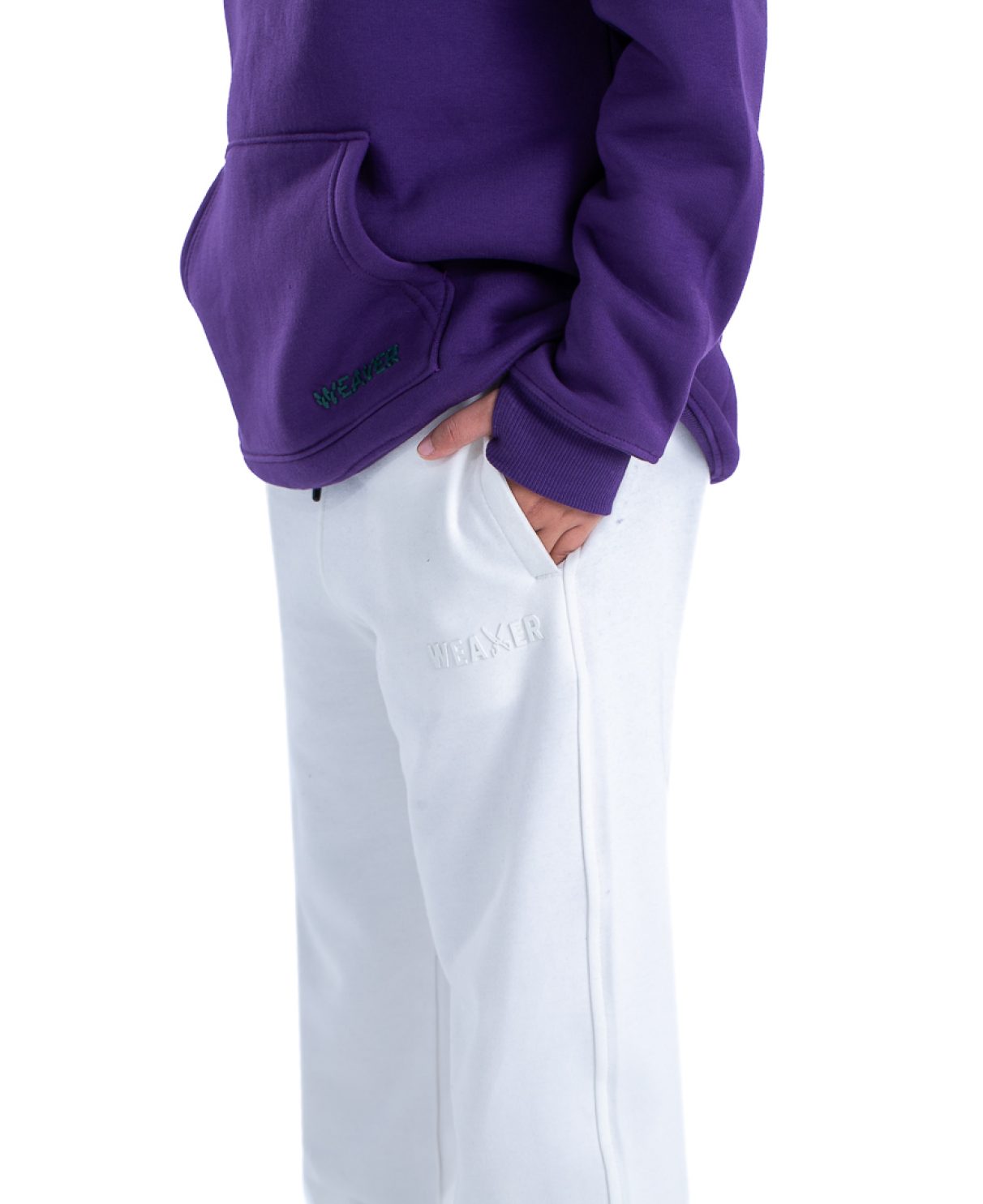 New Kids Pants Weaver - White