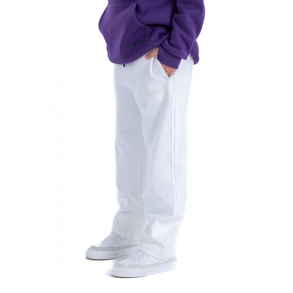New Kids Pants Weaver - White