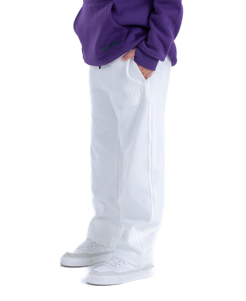 New Kids Pants Weaver - White