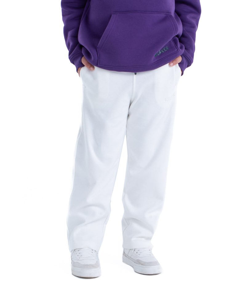 New Kids Pants Weaver - White