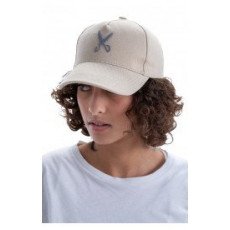Cap Zigzag - Beige- Gray