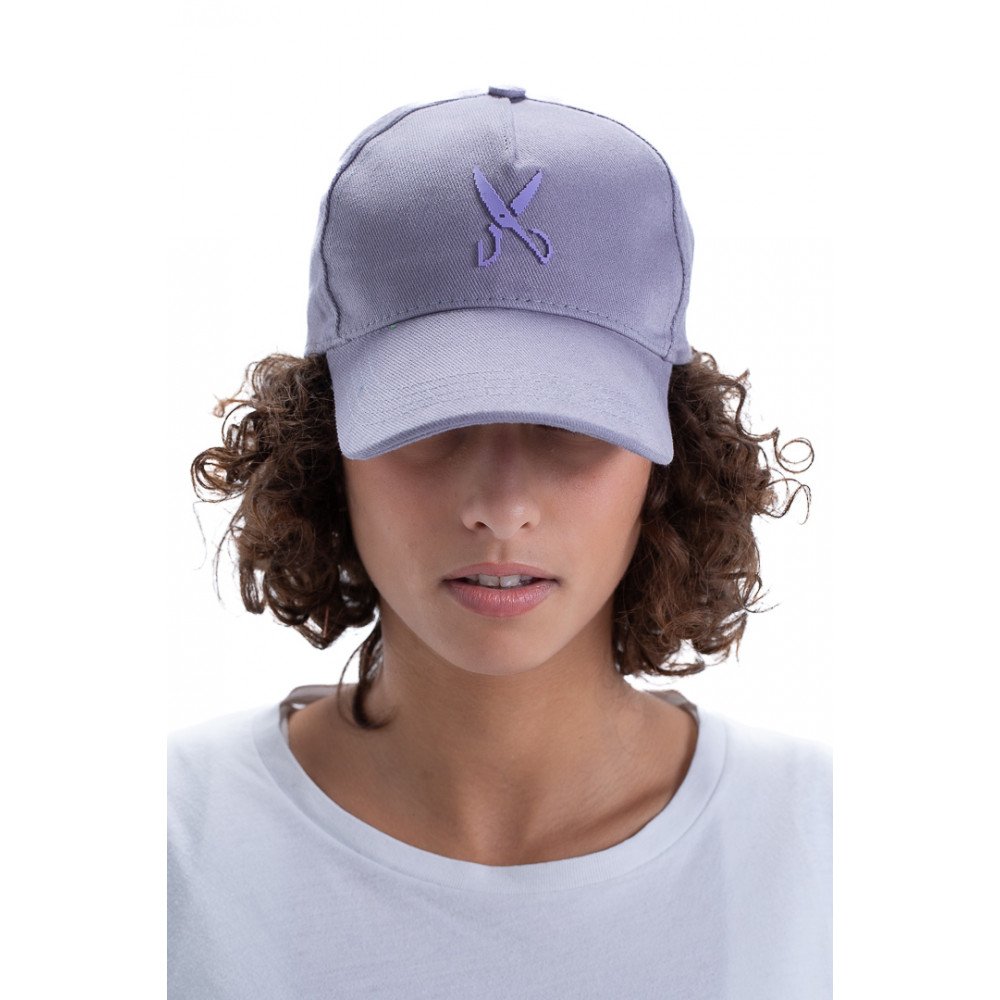Cap Zigzag - Gray/Purple
