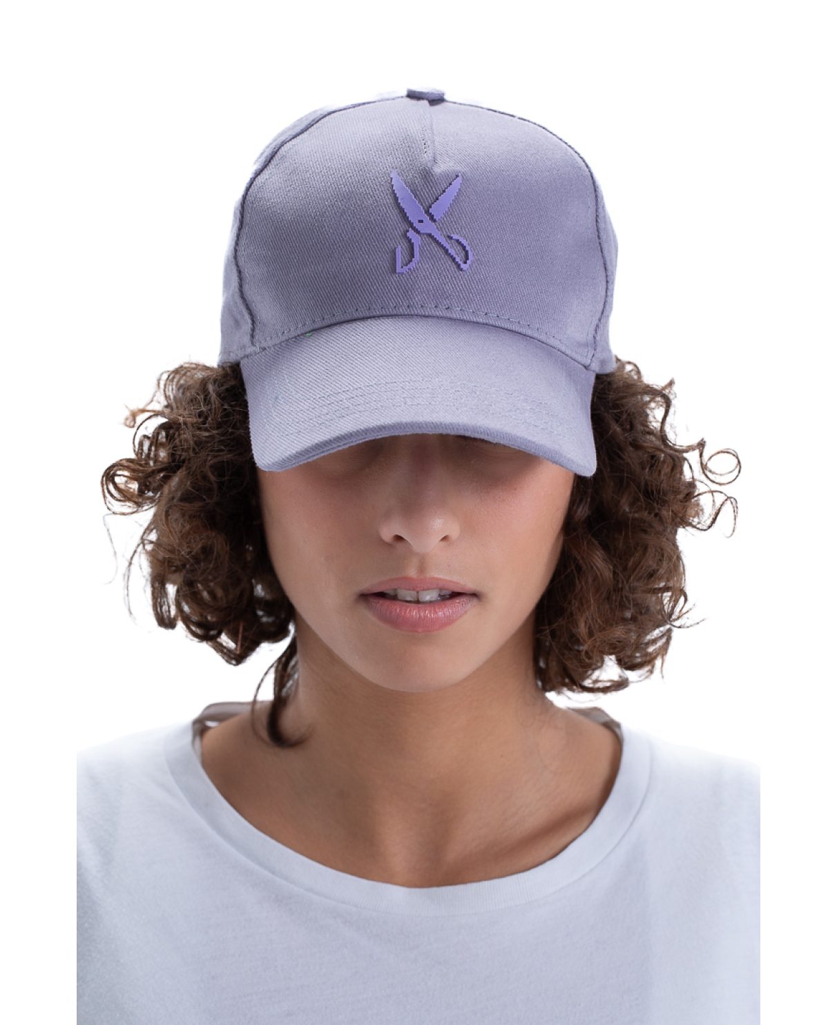 Cap Zigzag - Gray/Purple