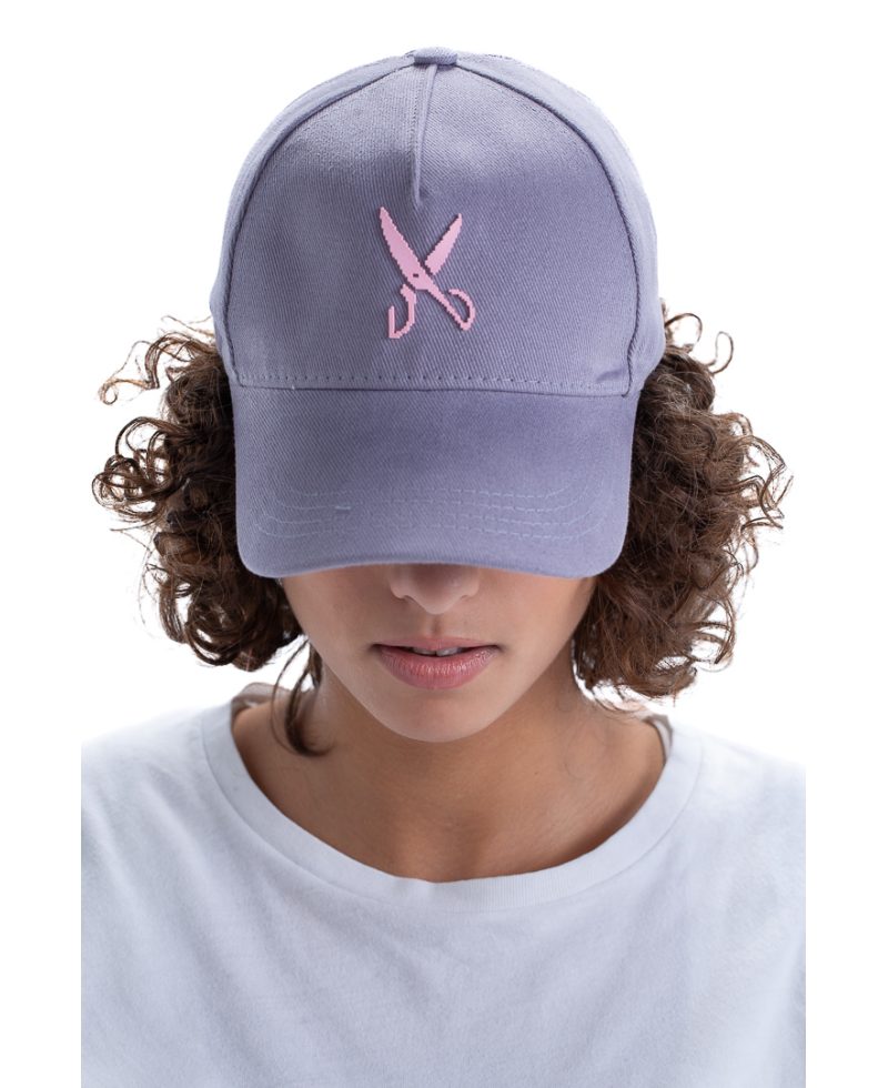 Cap Zigzag - Gray/Pink