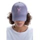 Cap Zigzag - Gray/Pink