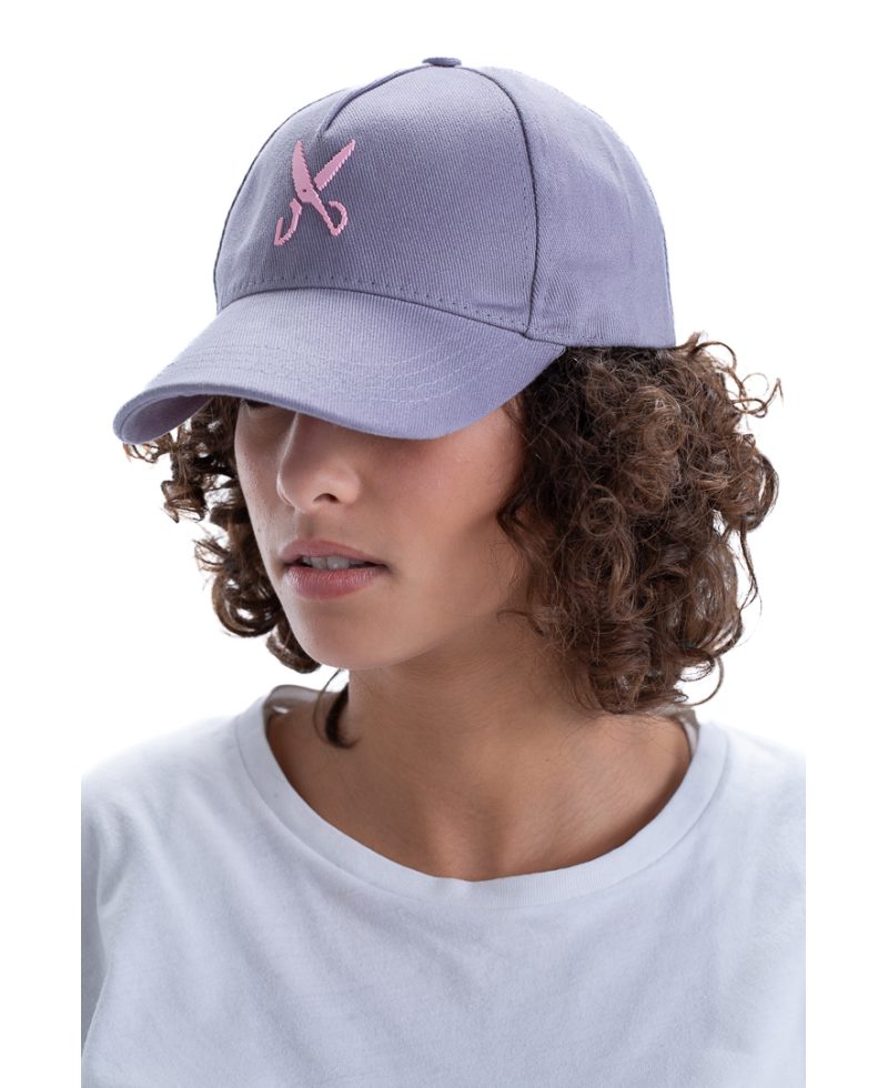 Cap Zigzag - Gray/Pink