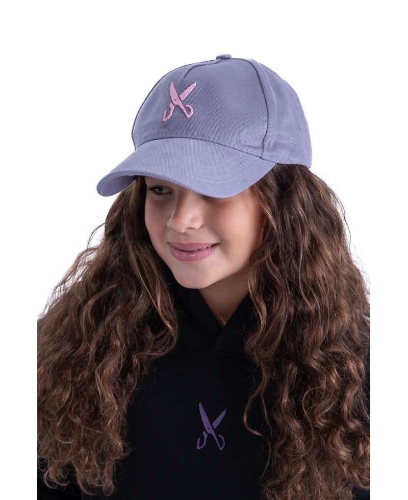 Cap Zigzag - Gray/Pink
