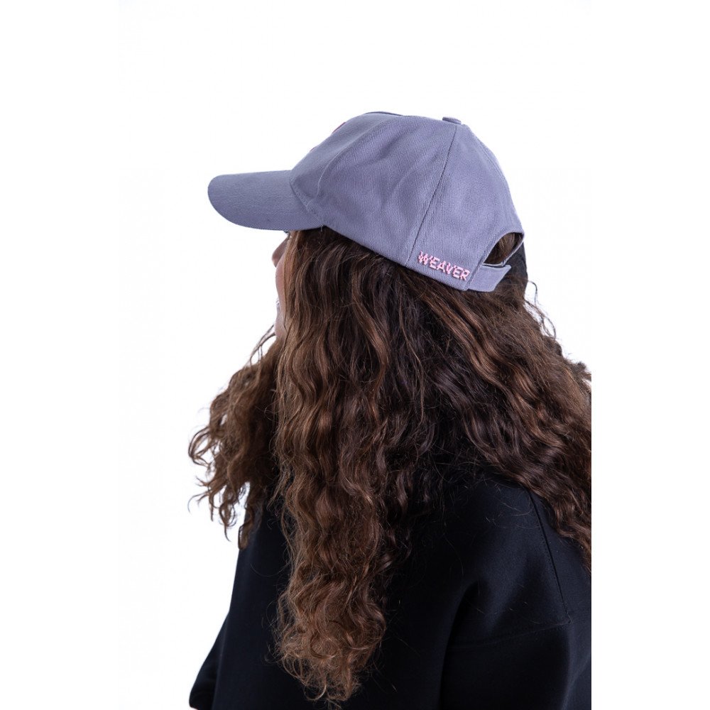 Cap Zigzag - Gray/Pink