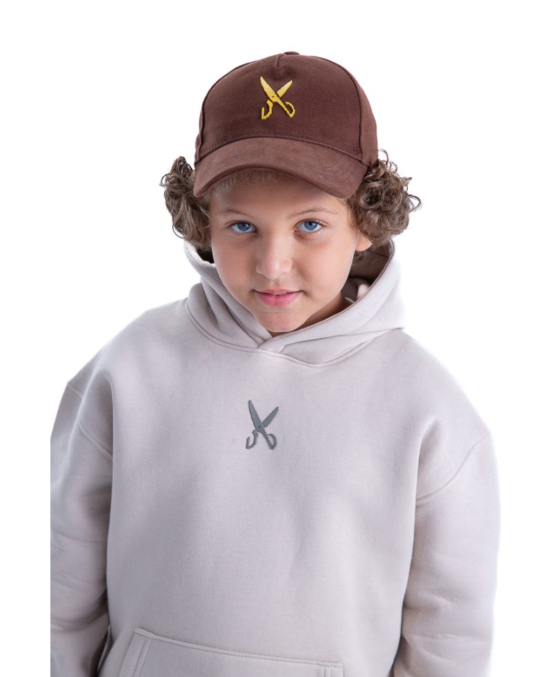 Cap zigzag - Brown