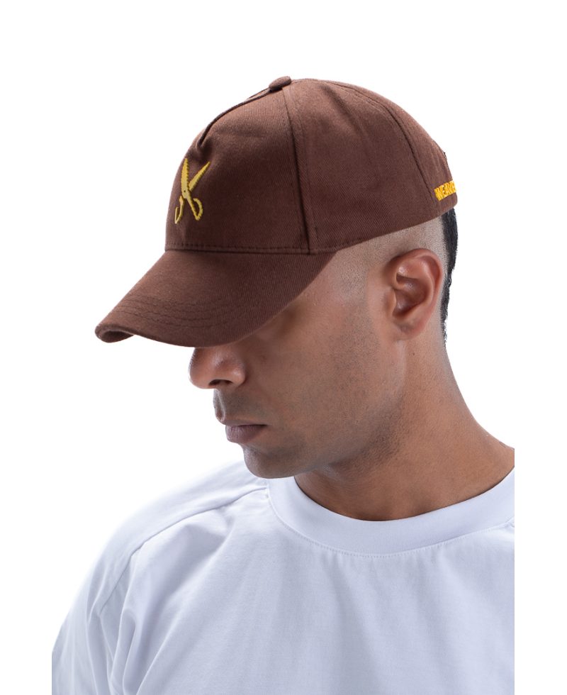 Cap zigzag - Brown