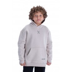 Kids Hoodie Zigzag - Beige