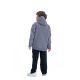 Kids Hoodie Zigzag - Gray