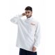weaver sweatshirt oversize - white