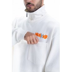 weaver sweatshirt oversize - white