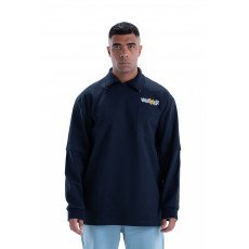 weaver sweatshirt oversize - navy blue