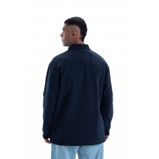 weaver sweatshirt oversize - navy blue