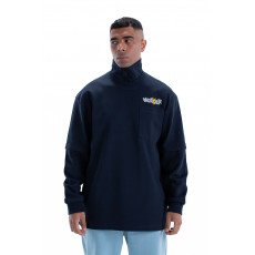 weaver sweatshirt oversize - navy blue