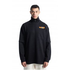 weaver sweatshirt oversize - Black weaver sweatshirt oversize - Black