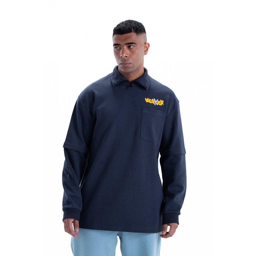 weaver sweatshirt oversize - gray