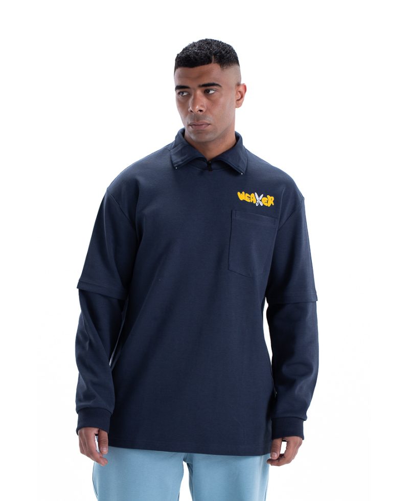 weaver sweatshirt oversize - gray