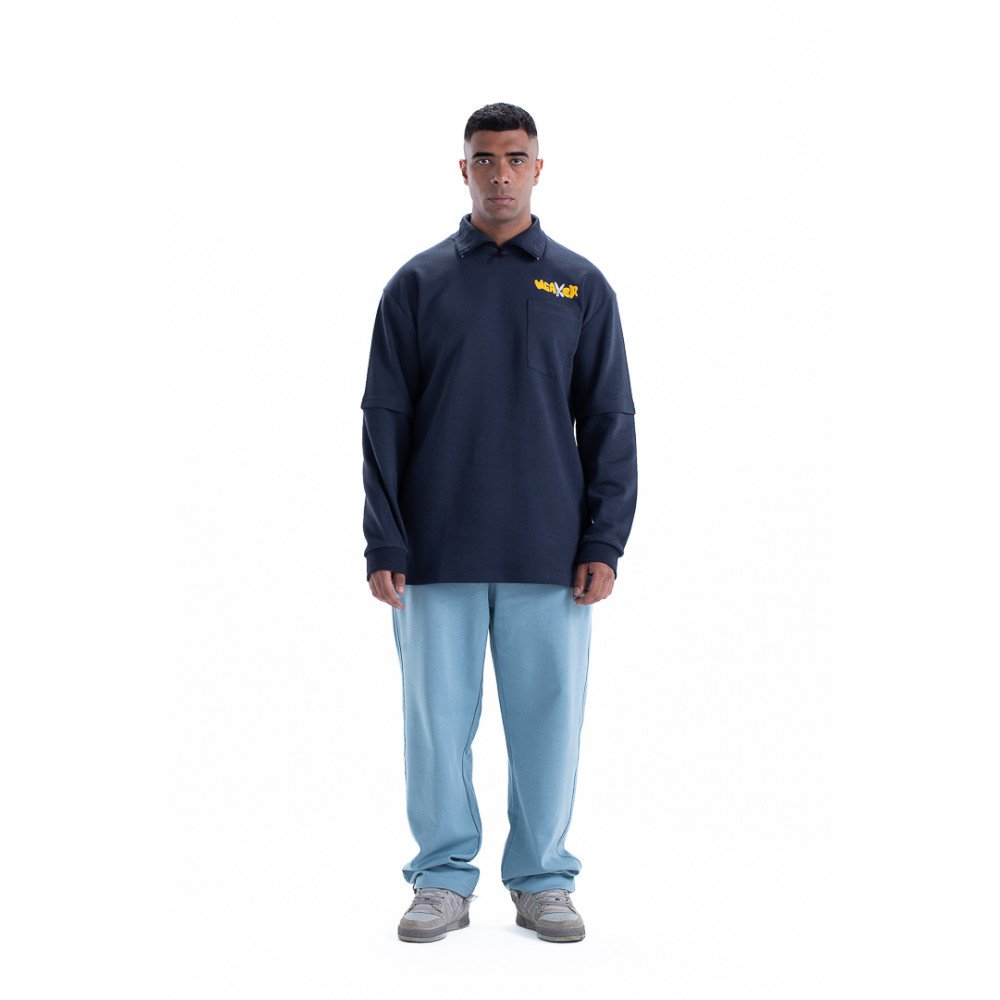 weaver sweatshirt oversize - gray