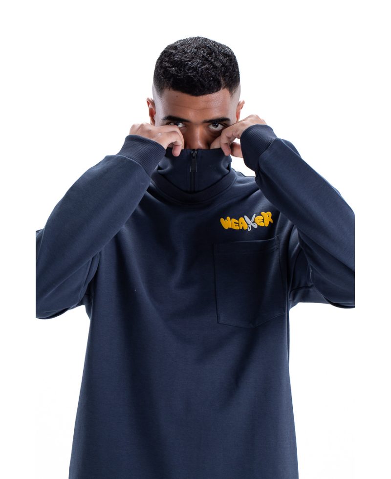 weaver sweatshirt oversize - gray