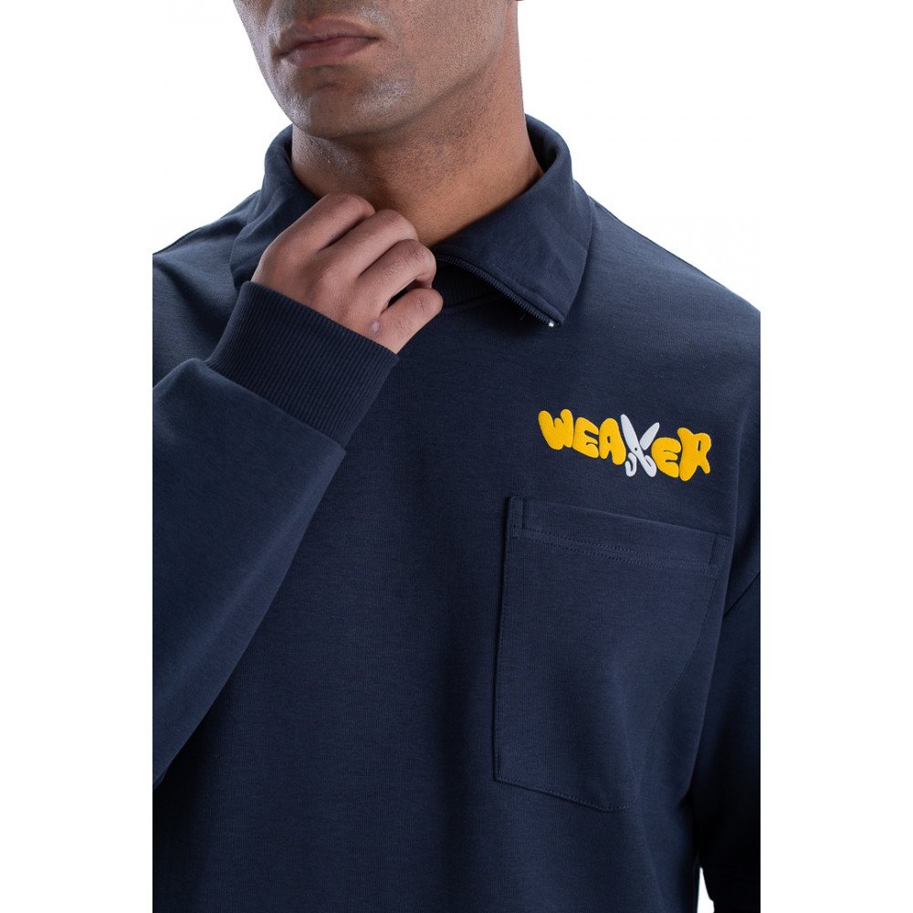 weaver sweatshirt oversize - gray