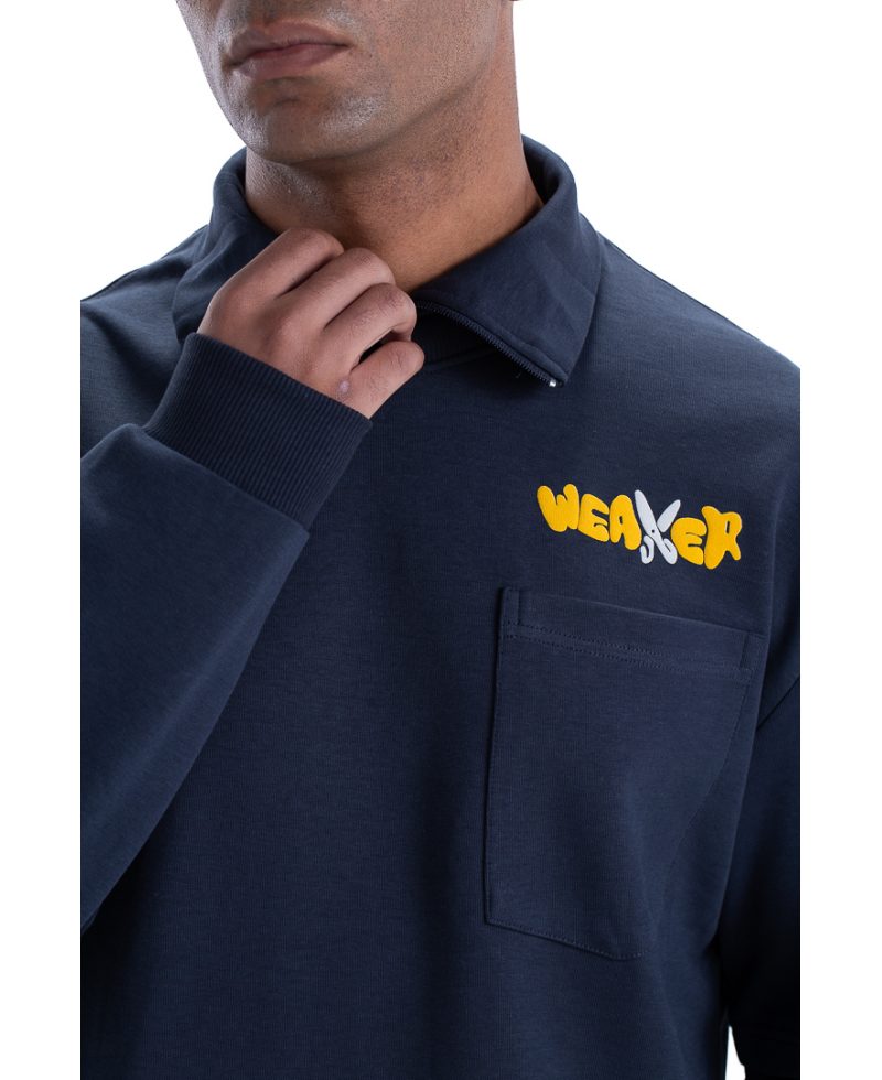 weaver sweatshirt oversize - gray