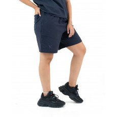 Plain Short with zigzag logo -Gray