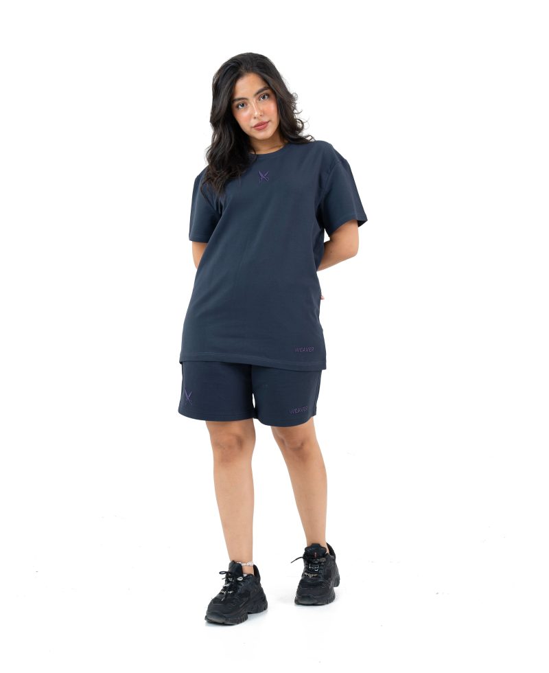 Plain Short with zigzag logo -Gray Plain Short with zigzag logo -Gray