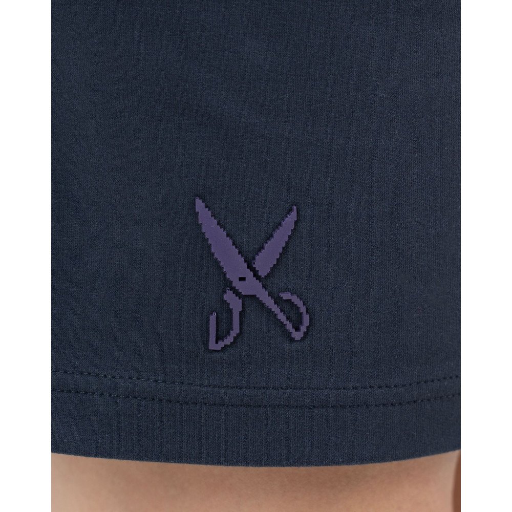 Plain Short with zigzag logo -Gray