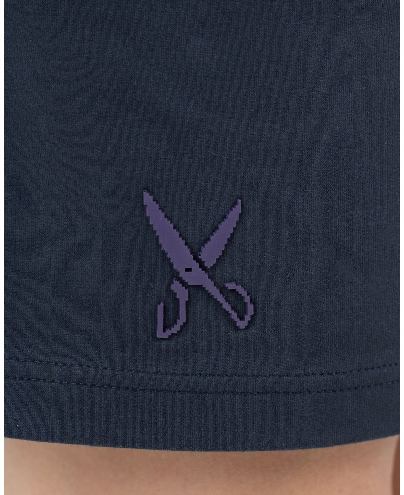 Plain Short with zigzag logo -Gray Plain Short with zigzag logo -Gray