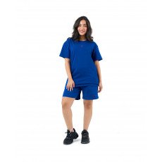 Plain Short with zigzag logo -Blue
