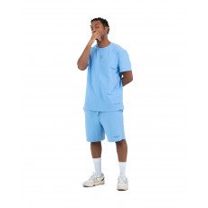 Plain Short with zigzag logo -Baby Blue Plain Short with zigzag logo -Baby Blue