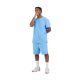 Plain Short with zigzag logo -Baby Blue