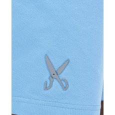 Plain Short with zigzag logo -Baby Blue Plain Short with zigzag logo -Baby Blue