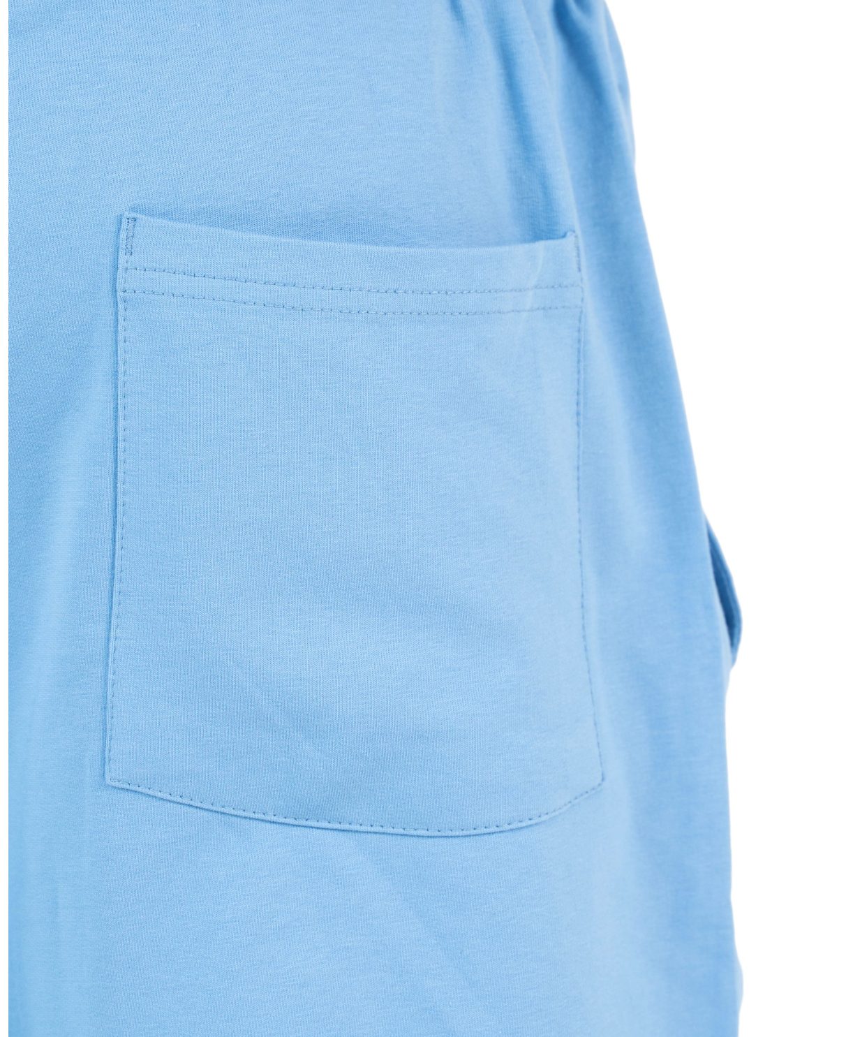 Plain Short with zigzag logo -Baby Blue